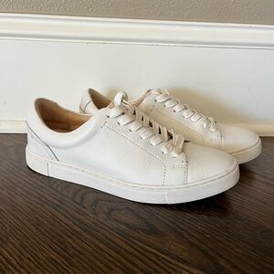 Woman’s IVY LOW LACE by FRYE White Leather Sneakers tennis shoes
